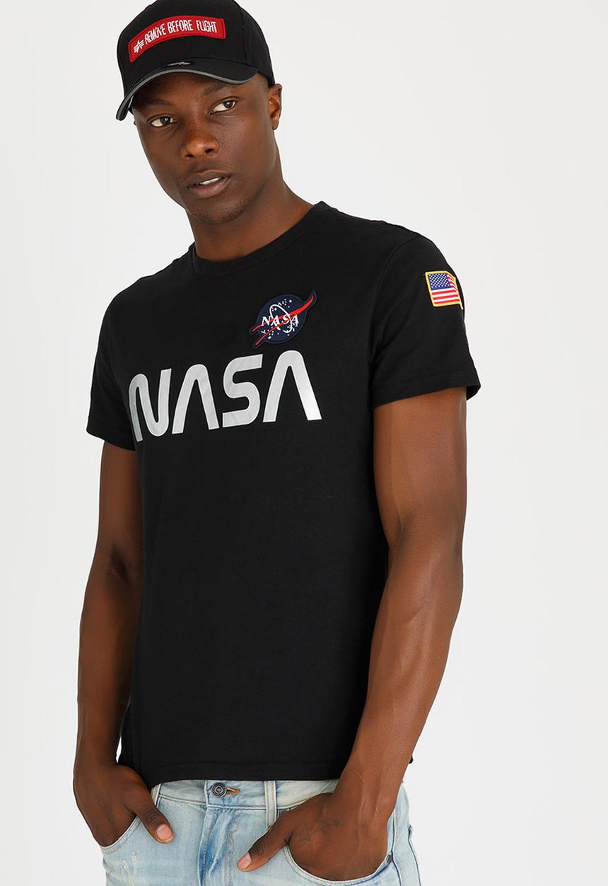 Alpha Industries - NASA T-Shirt Black