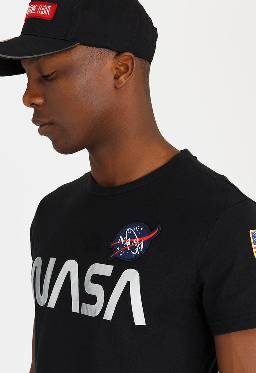 Alpha Industries - NASA T-Shirt Black