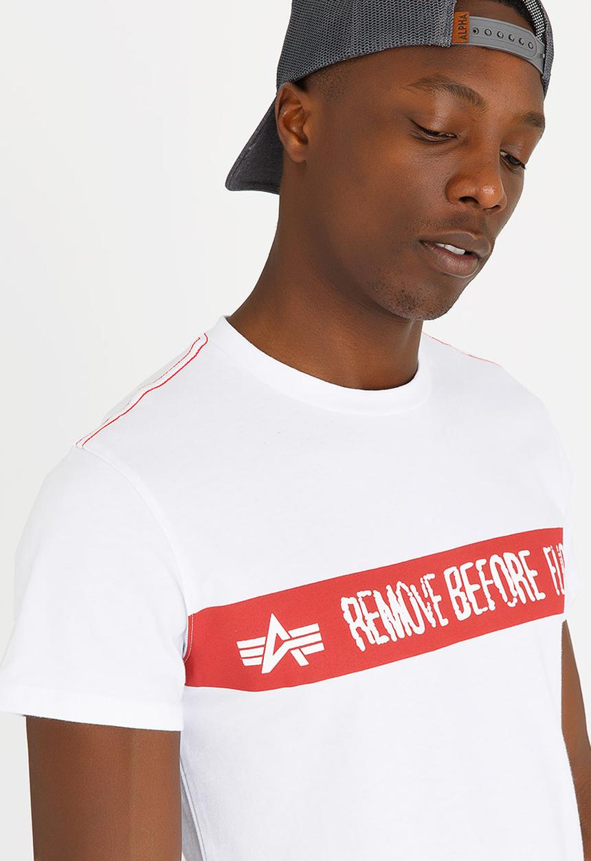 Alpha Industries - Remove Before Flight T-Shirt White