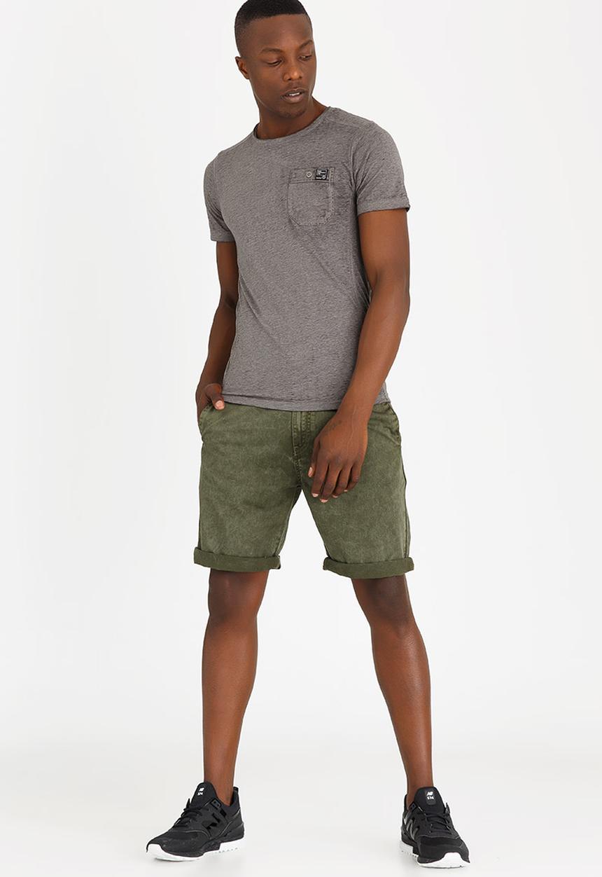 Dissident - Burnwest Crew Neck Tee Grey