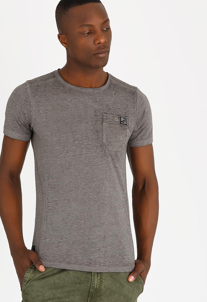 Dissident - Burnwest Crew Neck Tee Grey