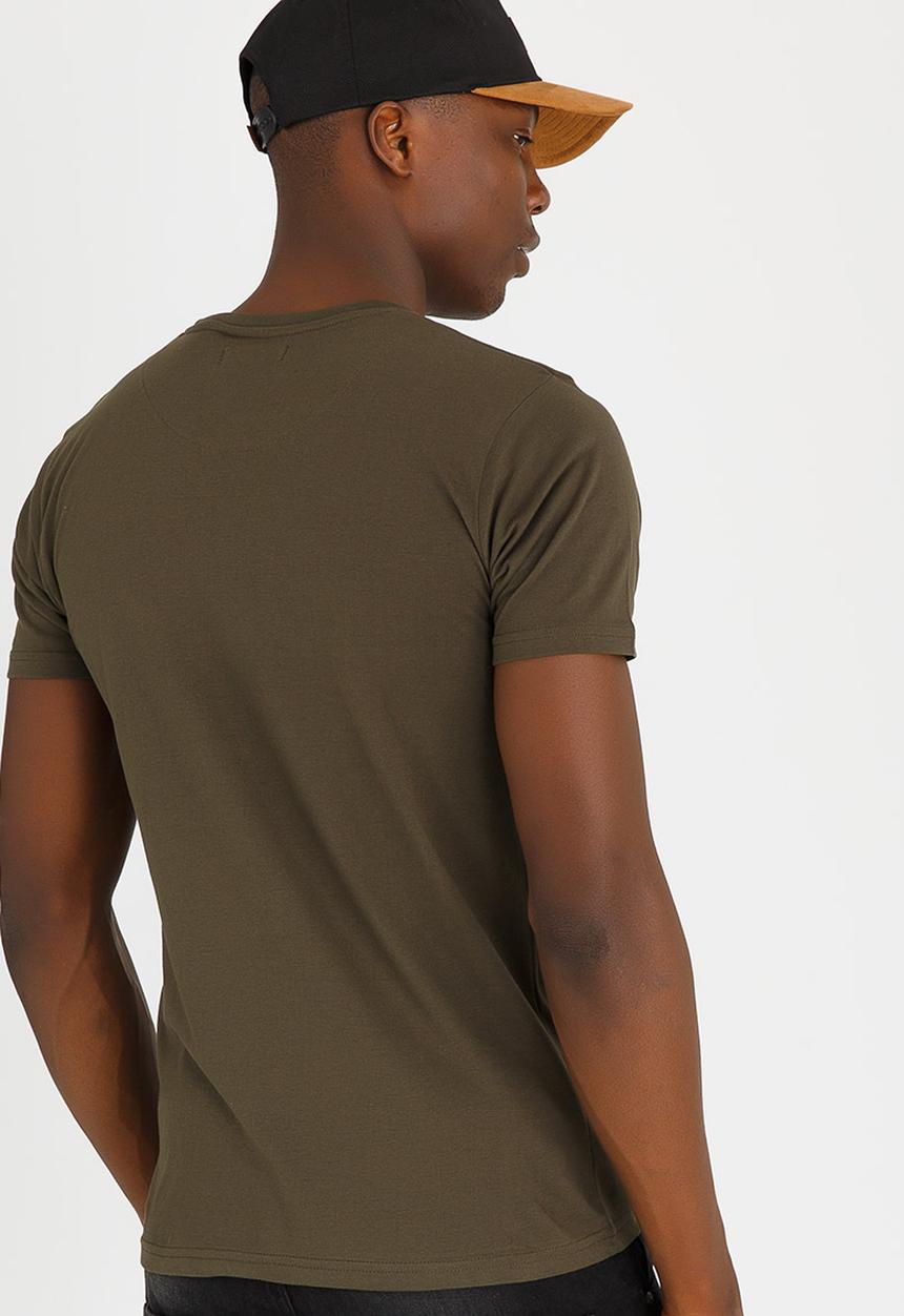 Brave Soul - Pulpe Pocket Tee Khaki Green