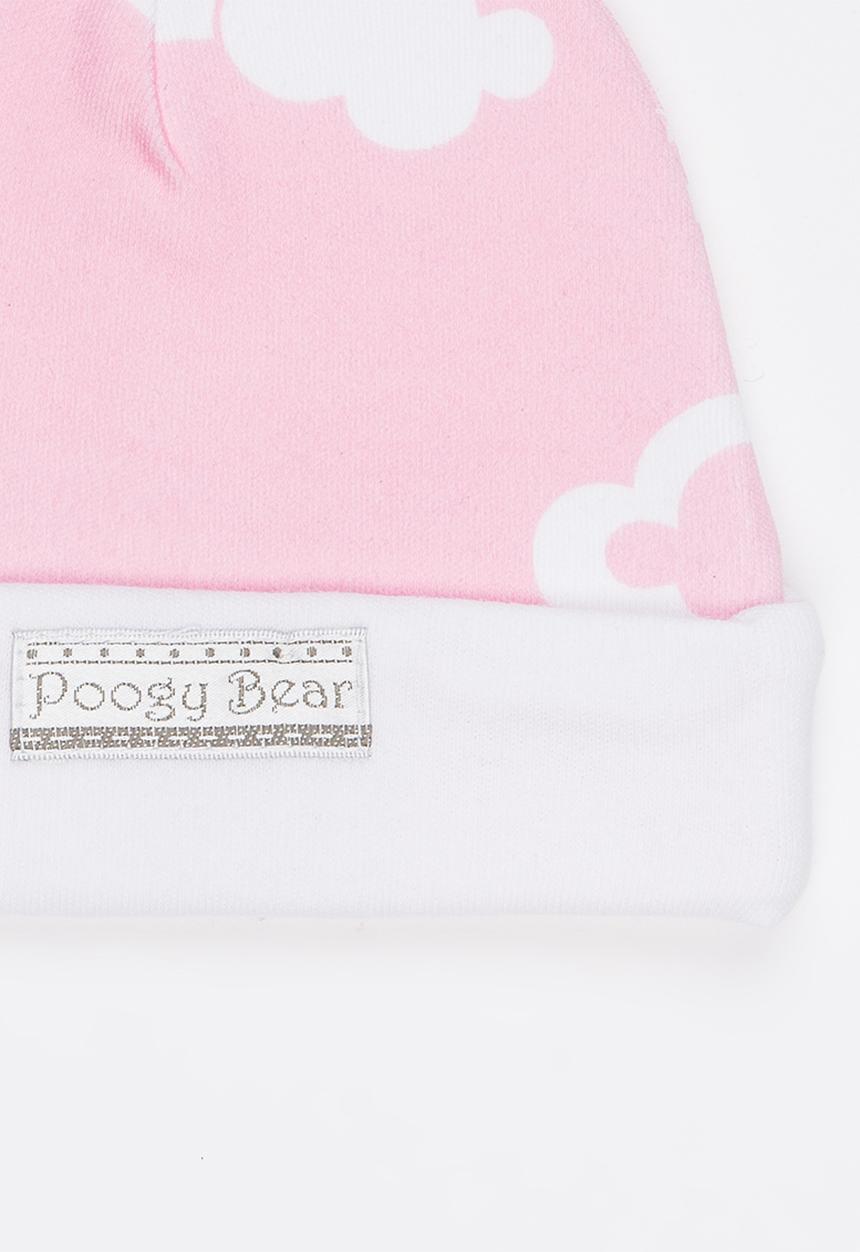 Poogy Bear - Cloud Reversible Beanie Mid Pink