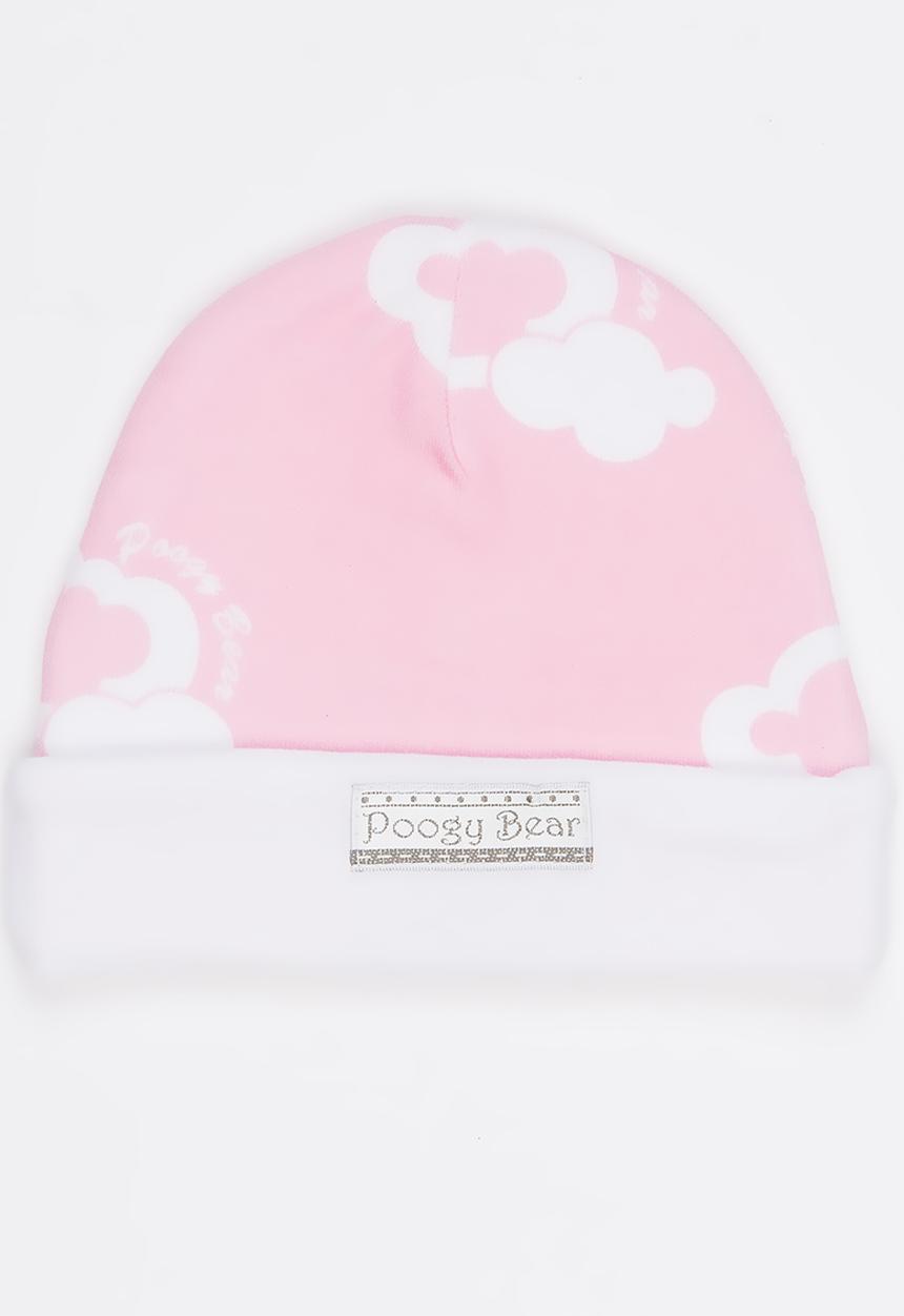 Poogy Bear - Cloud Reversible Beanie Mid Pink