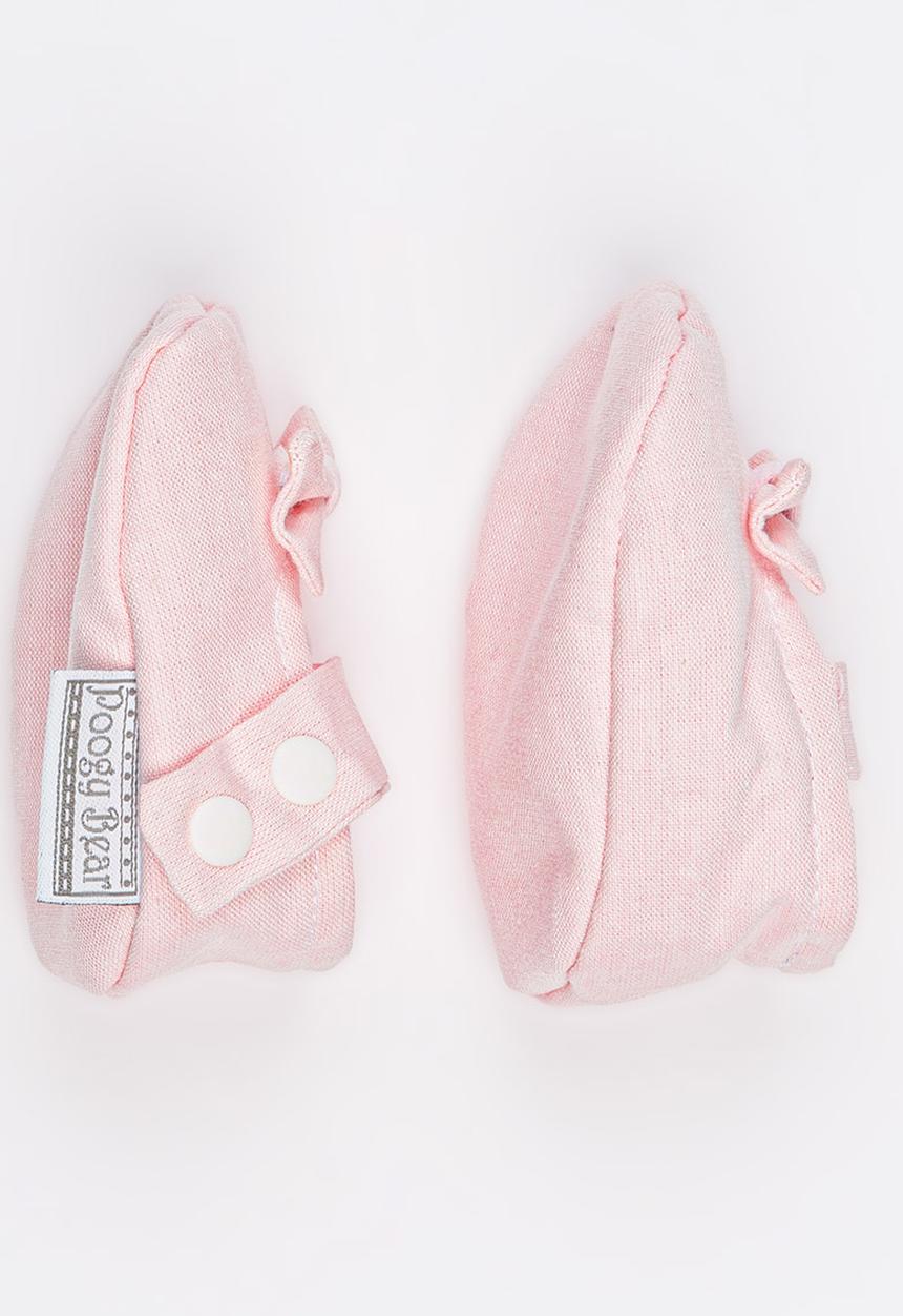 Poogy Bear - Geometric Headband & Woven Shoe Set Mid Pink