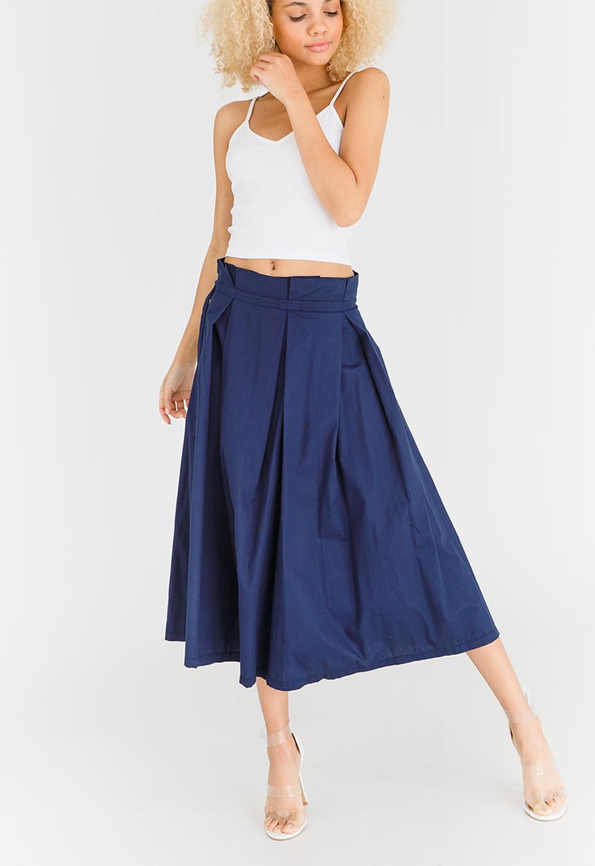 STYLE REPUBLIC - Paperbag Skirt Navy