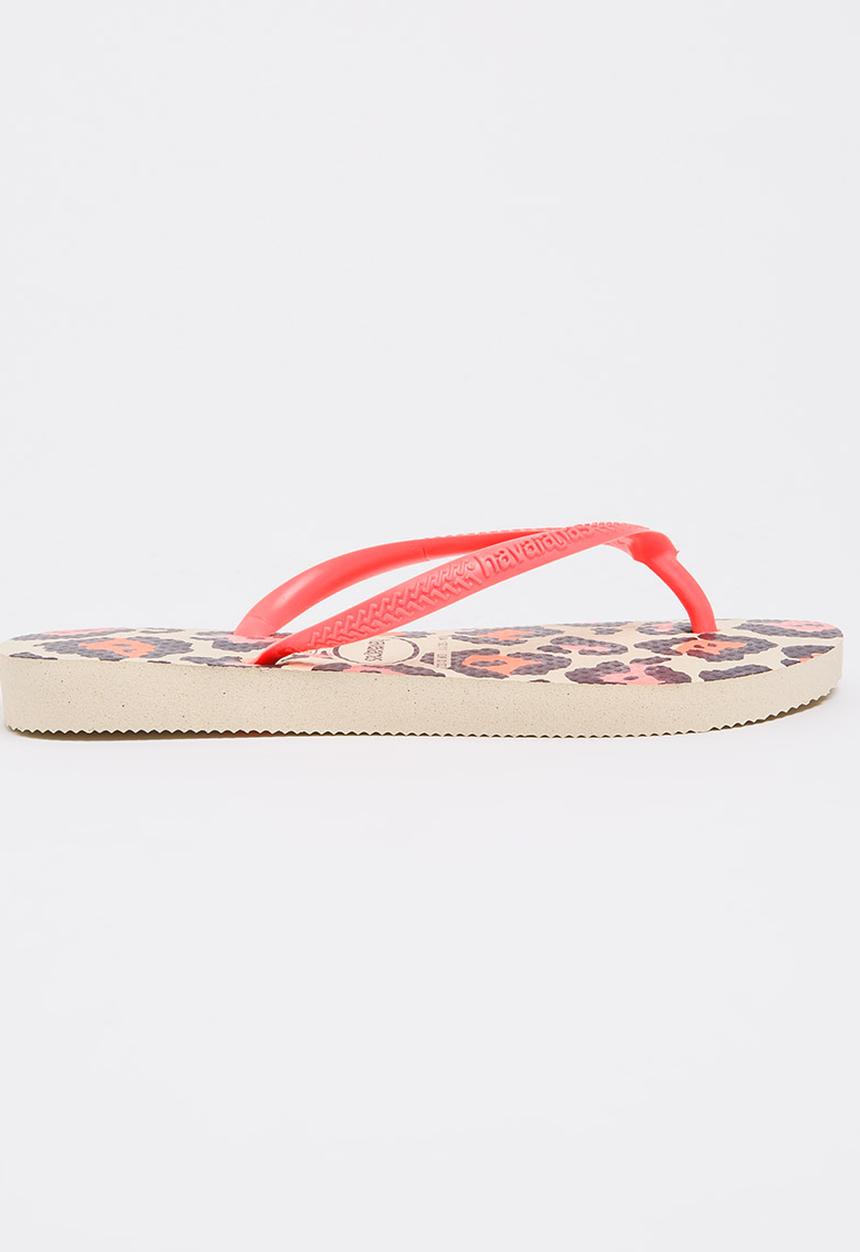Havaianas - Kids Animal Slim Flip-flops Coral