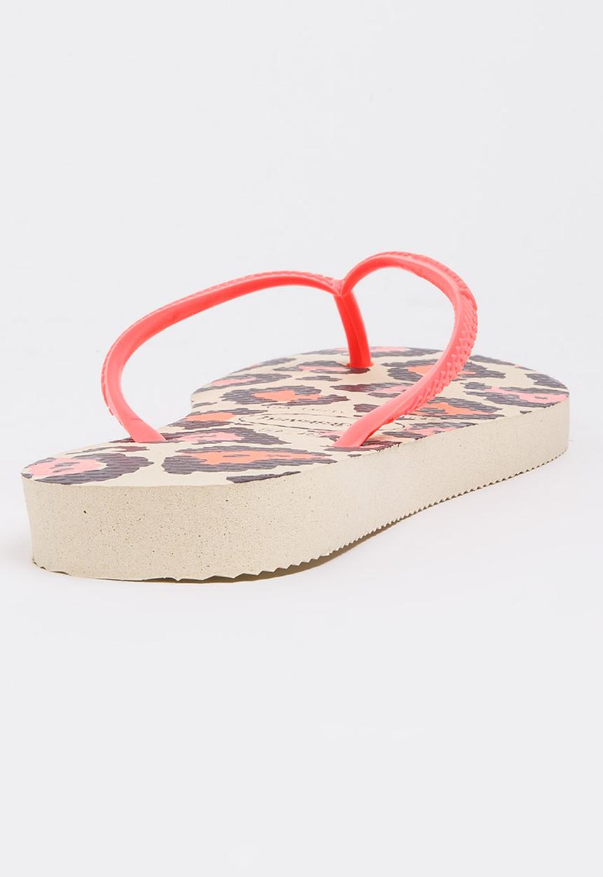 Havaianas - Kids Animal Slim Flip-flops Coral