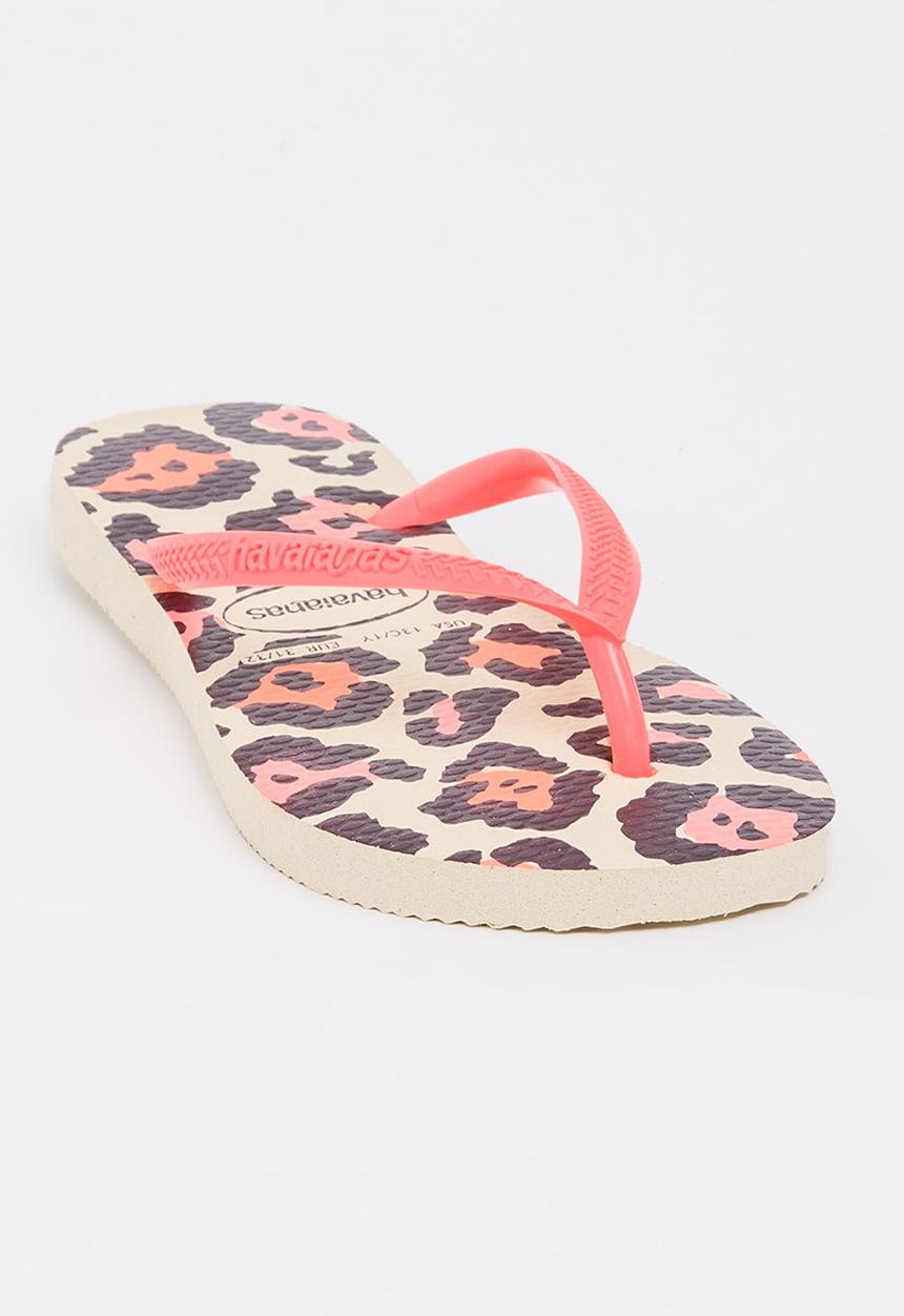 Havaianas - Kids Animal Slim Flip-flops Coral
