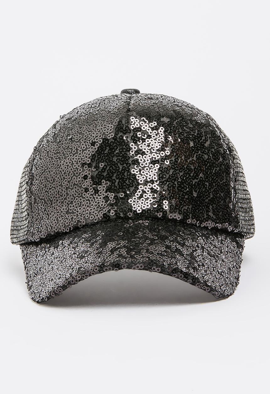 Pop Candy - Sequin Cap Black