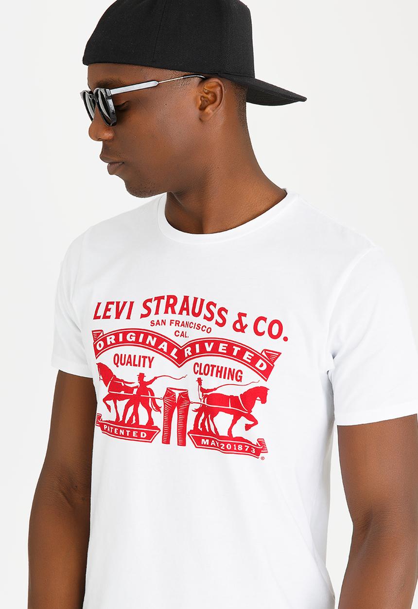 Levi’s® - 2 Horse Pull Tees White
