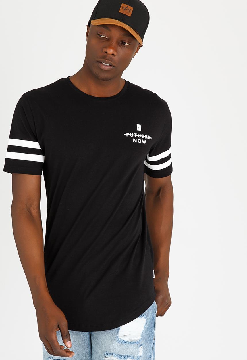 Only & Sons - Brad Longy O -Neck  Tee Black