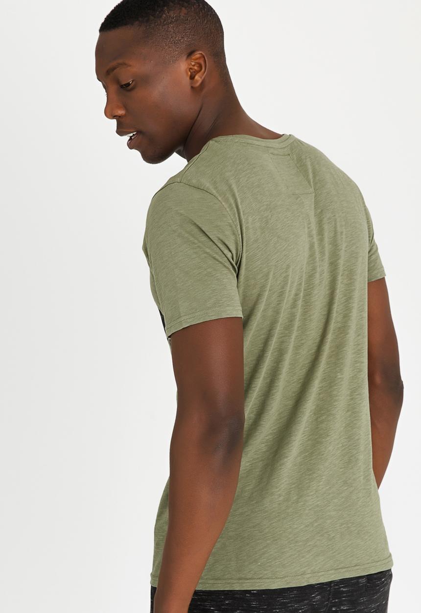 Dissident - Scoober Crew Neck Tee Khaki Green