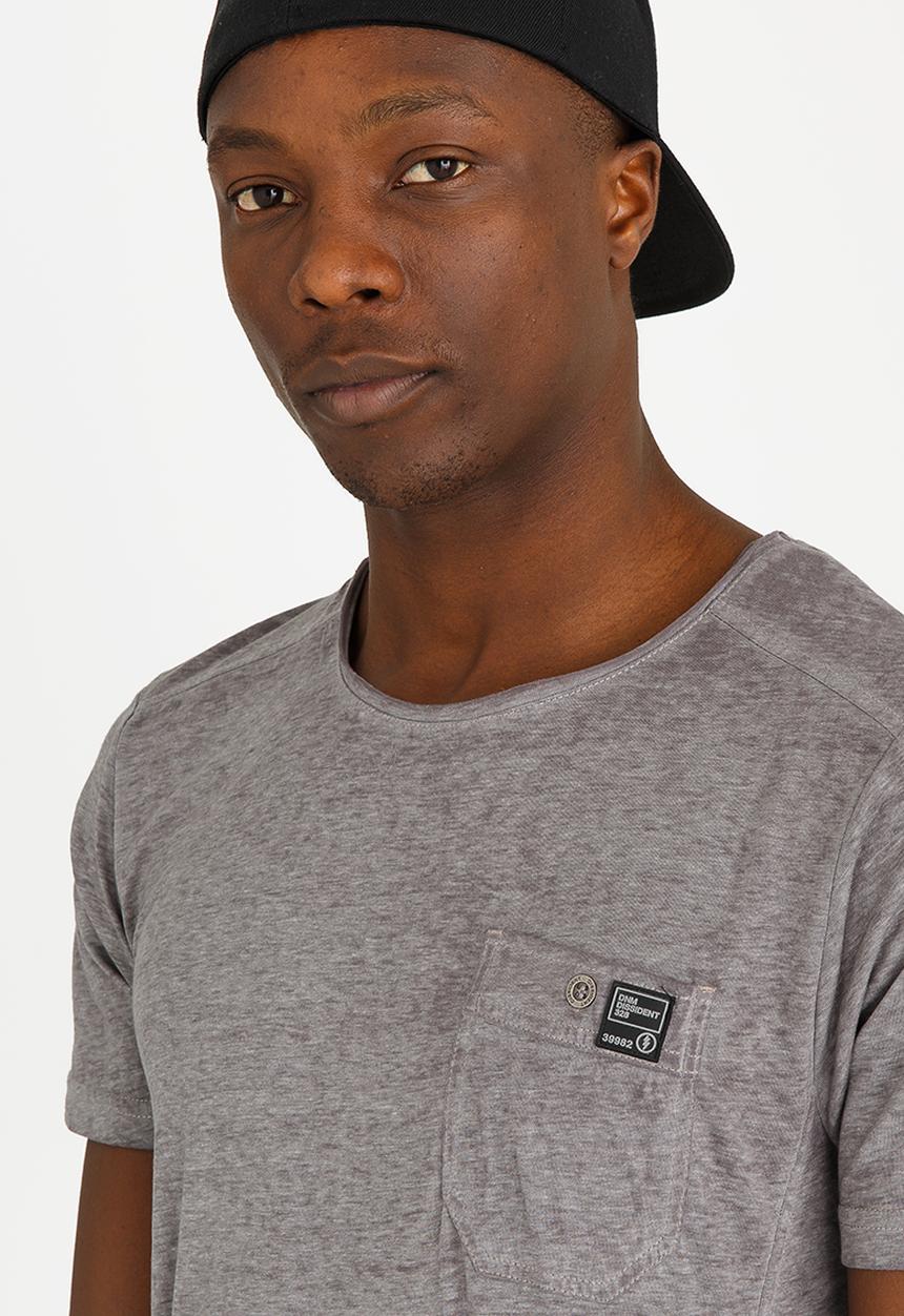 Dissident - Burnwest Crew Neck Tee Mid Grey