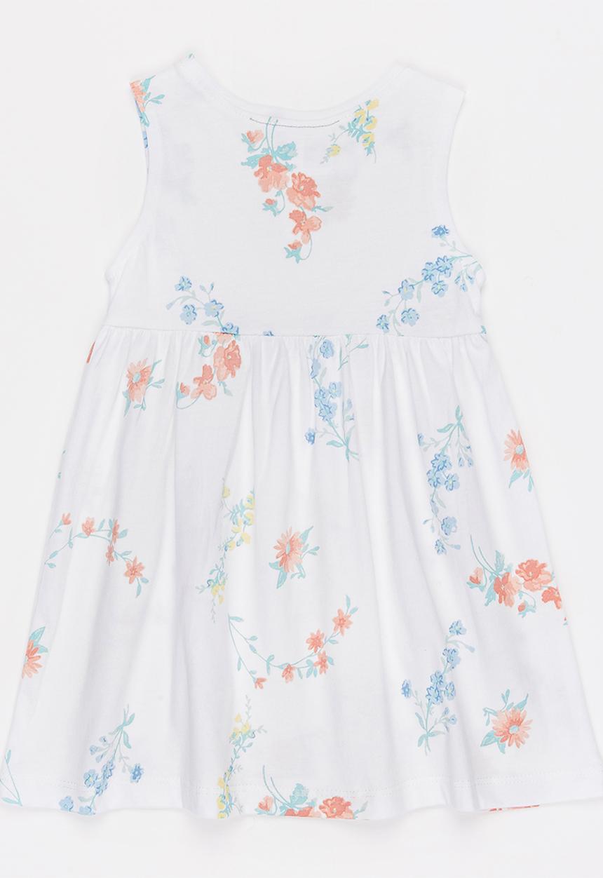Pop Candy - Printed Floral Dress Multi-colour