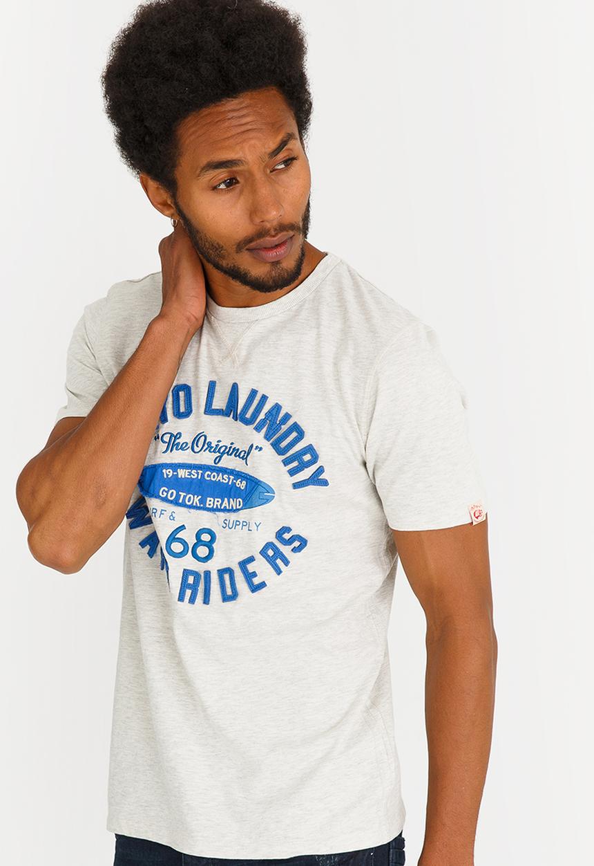 Tokyo Laundry - Waveriders Tee Grey