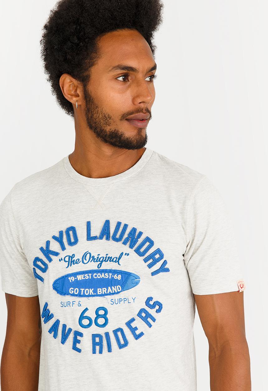 Tokyo Laundry - Waveriders Tee Grey
