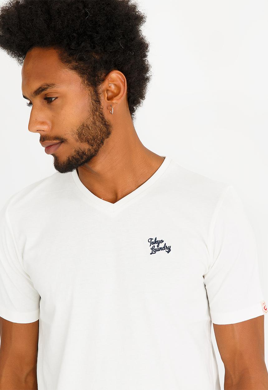 Tokyo Laundry - Essentials V Neck Tee Off White