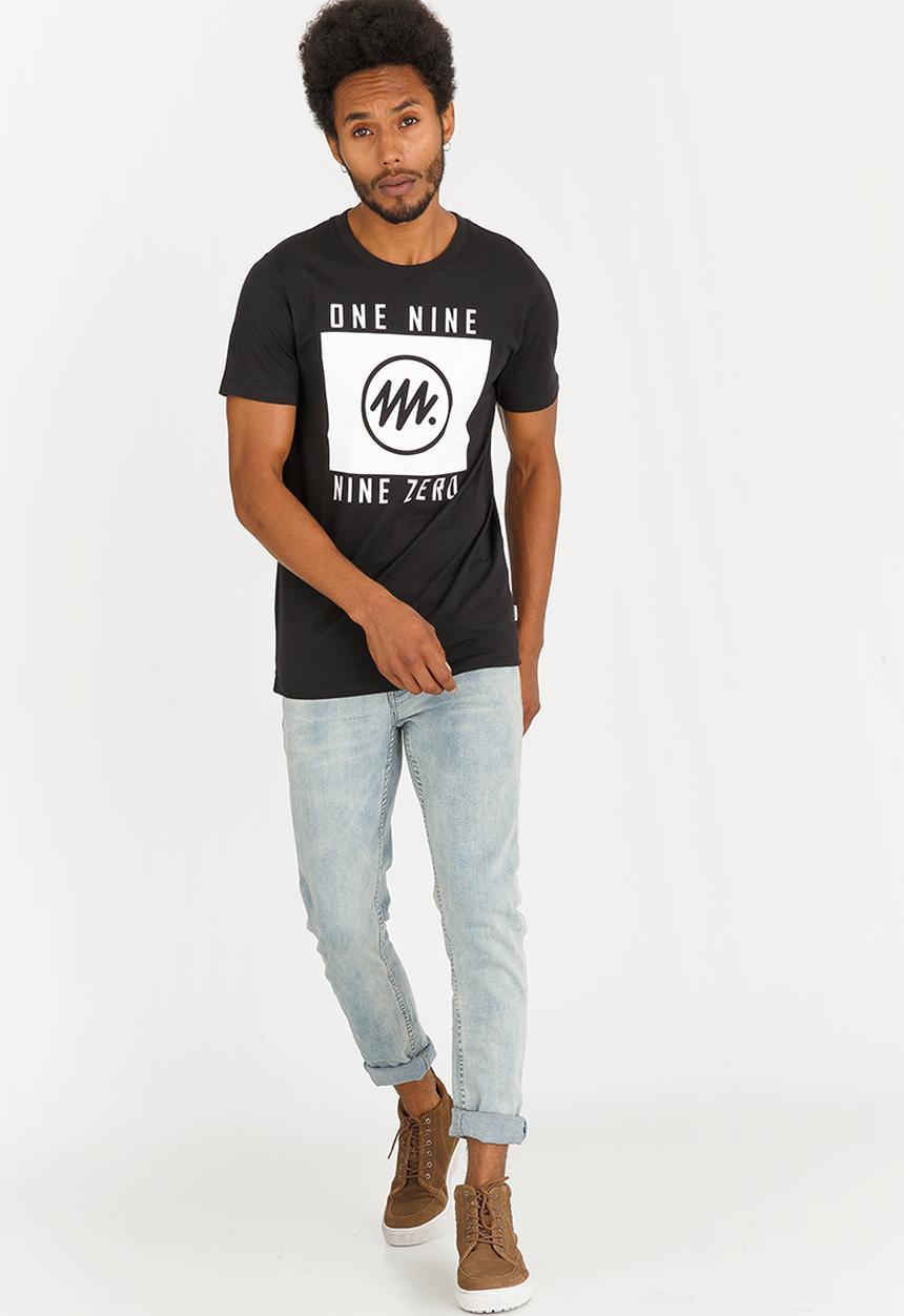 Jack & Jones - Words Tee Black