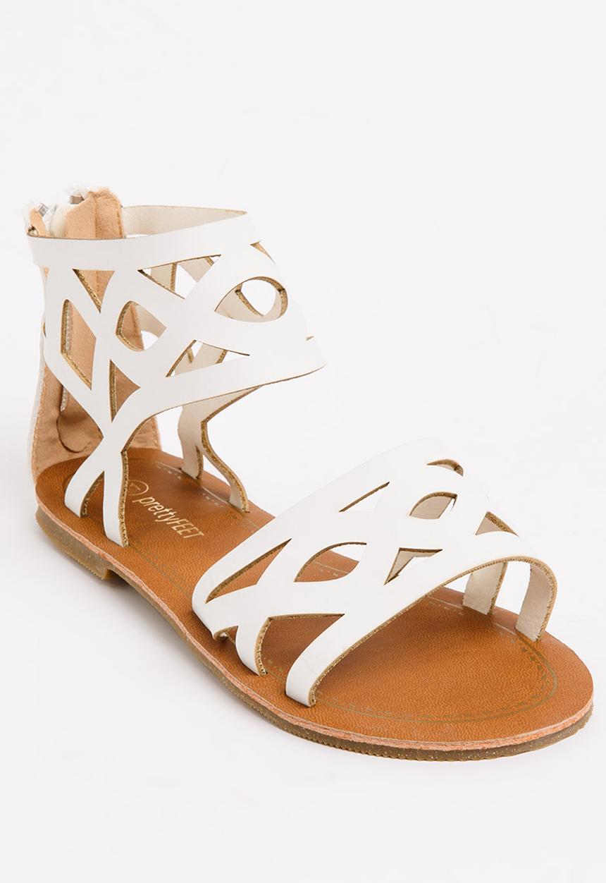 Jumbo - Cut-out Girls Sandal White