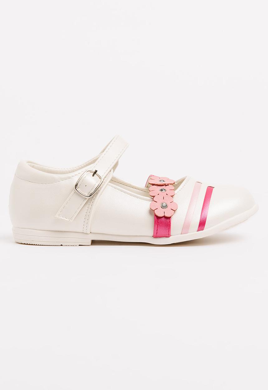 Bubblegummers - Ballerina Pumps White
