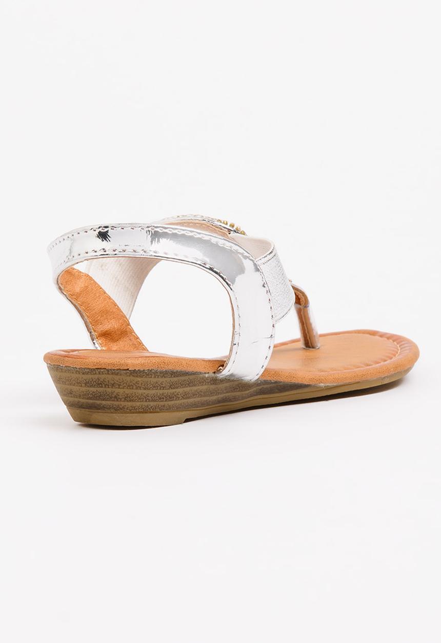 Jumbo - T-bar Sandal Silver