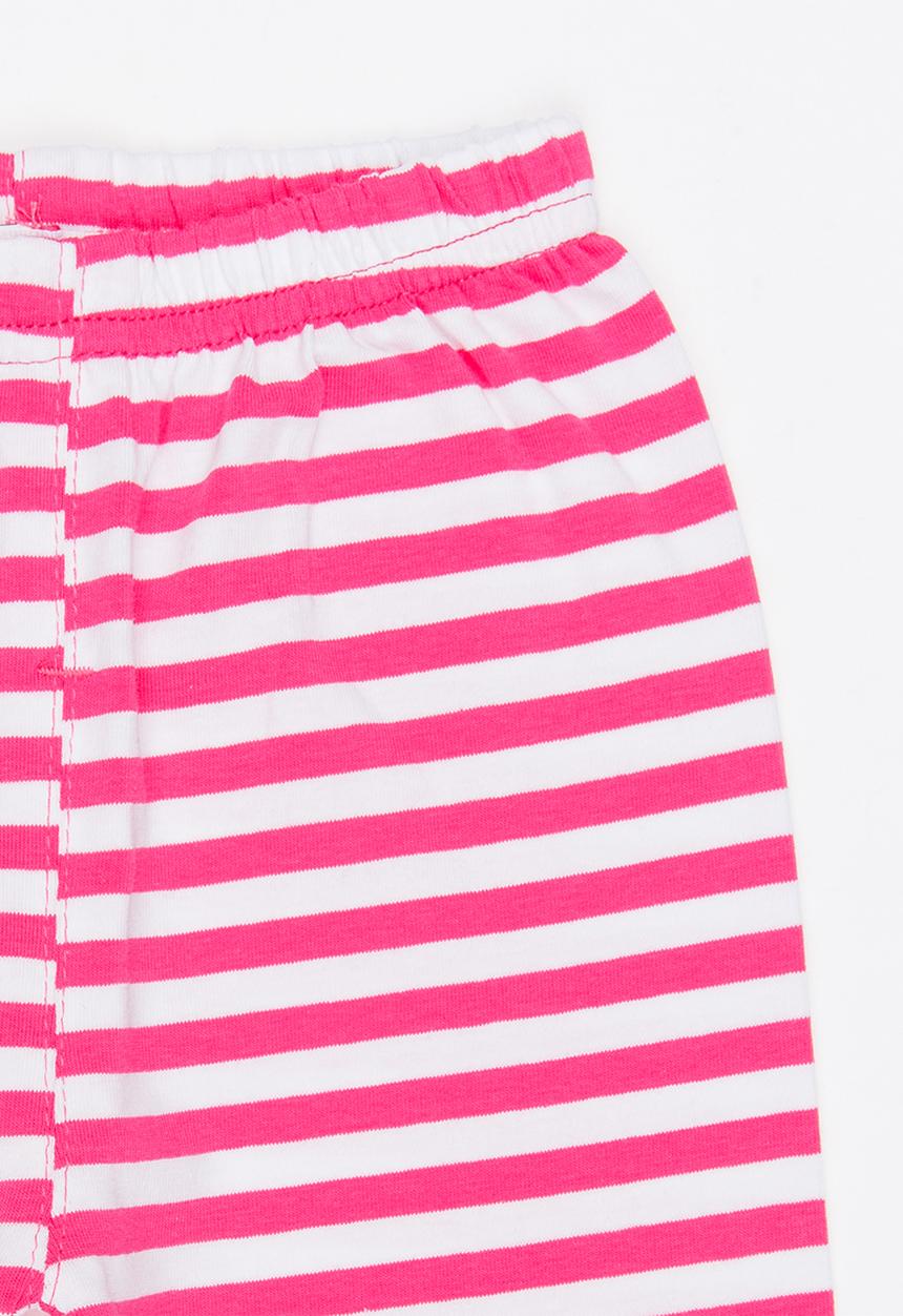 Pop Candy - Stripe Leggings Mid Pink