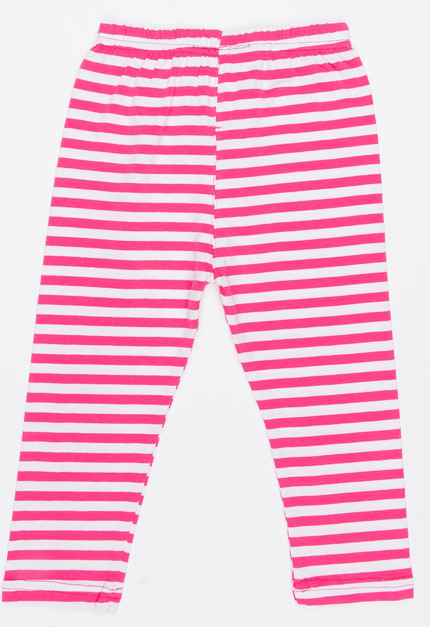 Pop Candy - Stripe Leggings Mid Pink