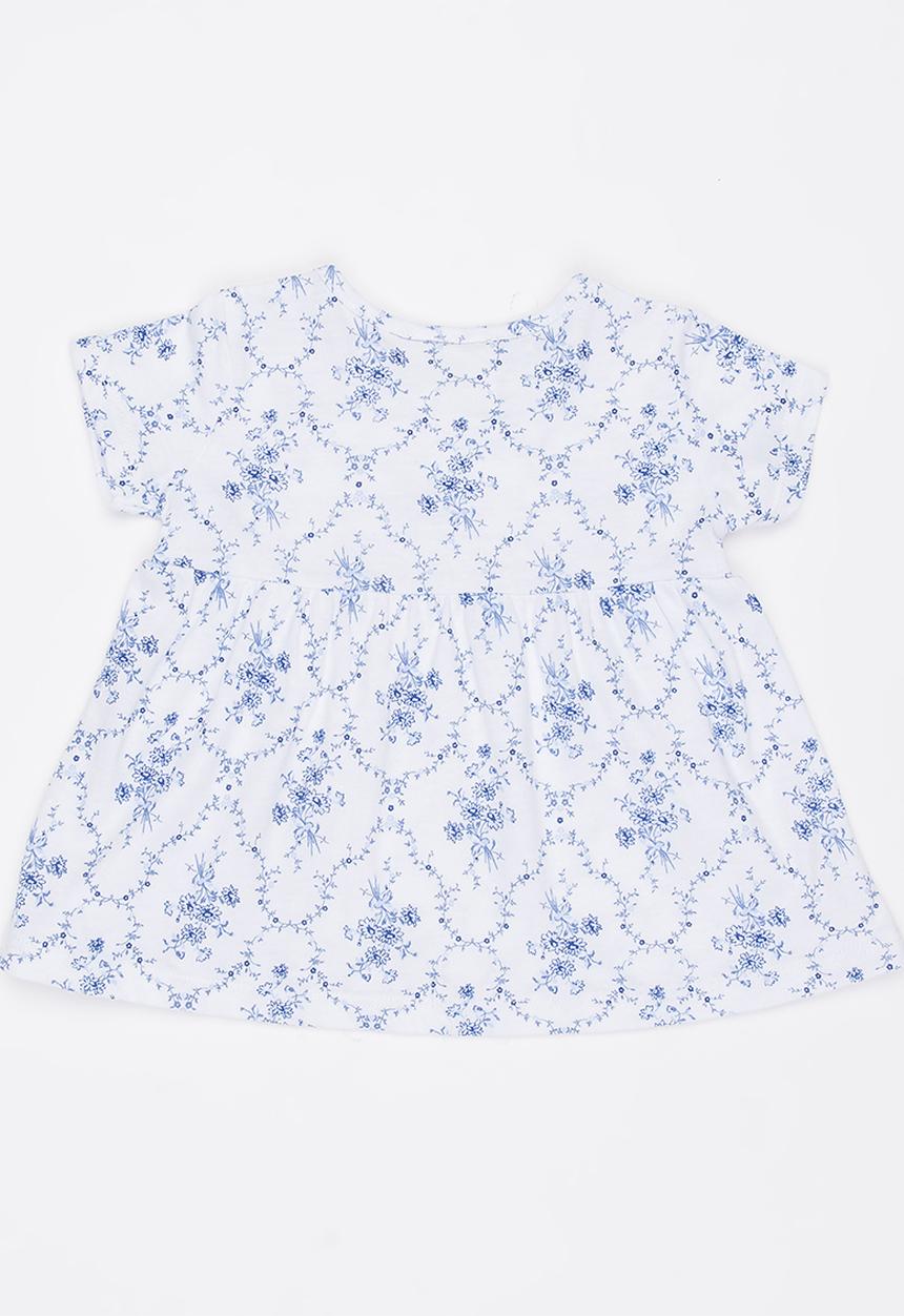 Pop Candy - Floral Dress Blue