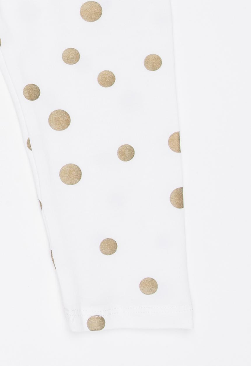 Pop Candy - Polka Dot Leggings White