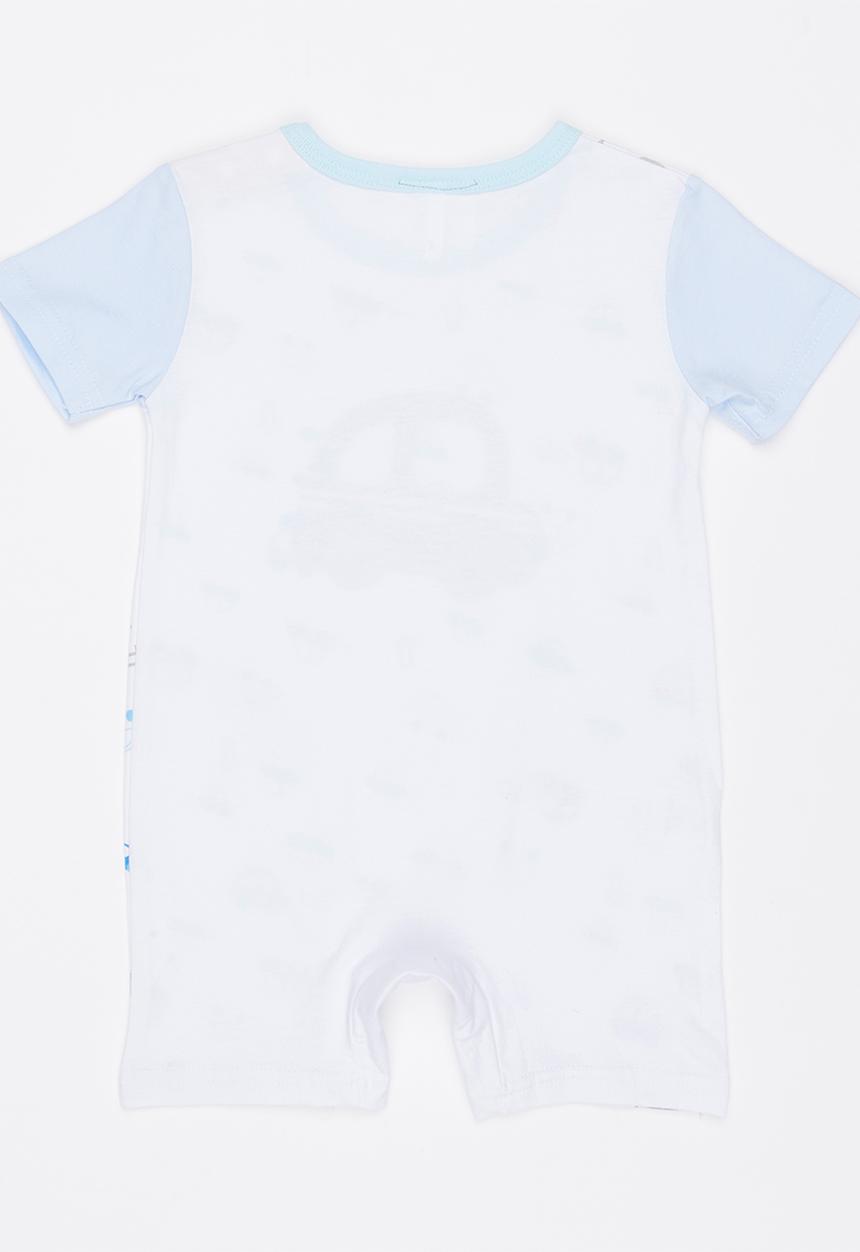 Pop Candy - Car Romper Blue