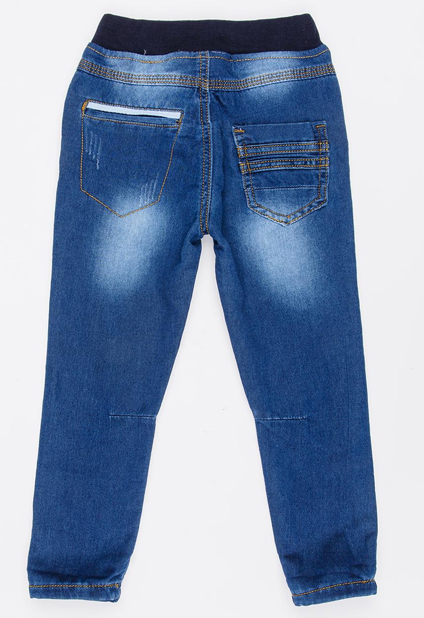 Pop Candy - Denim with Ribbed Waist Blue