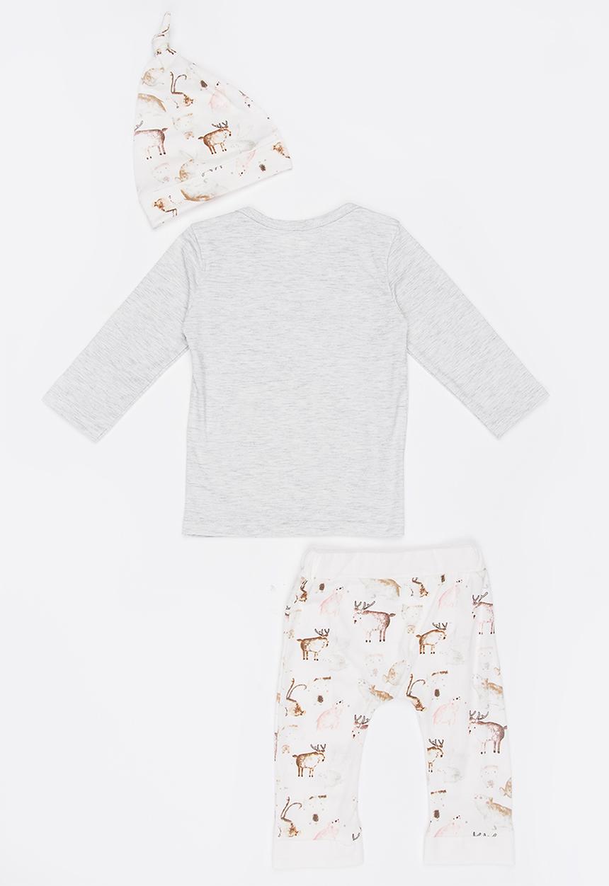 Pop Candy - Bunny 3 Piece Set Grey