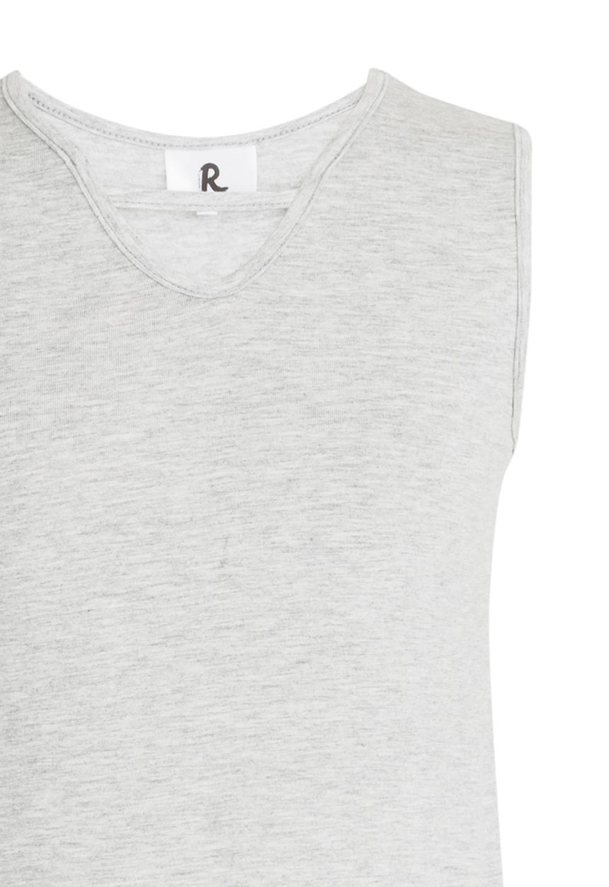 Rebel Republic - V-neck Knit Top Grey