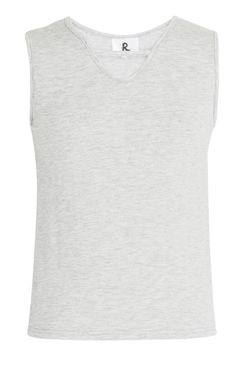 Rebel Republic - V-neck Knit Top Grey