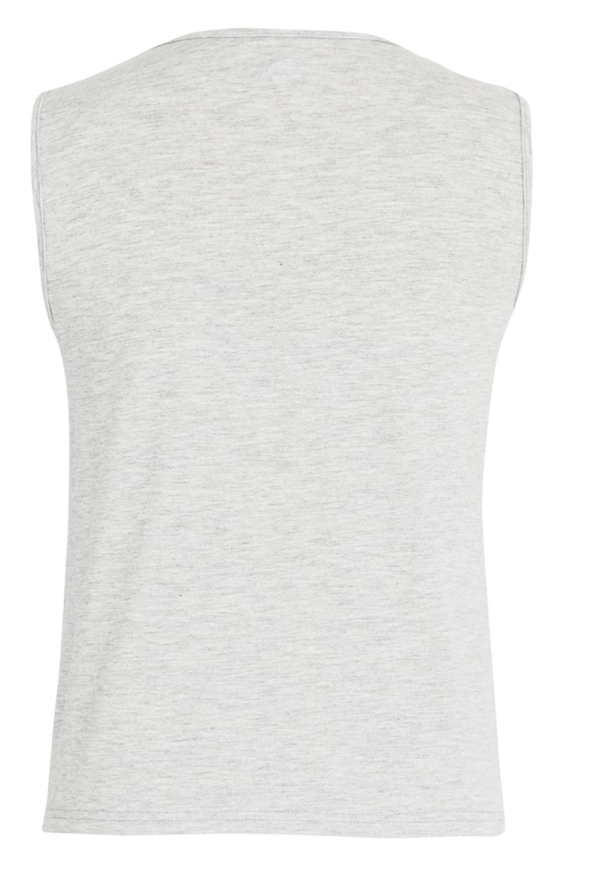 Rebel Republic - V-neck Knit Top Grey