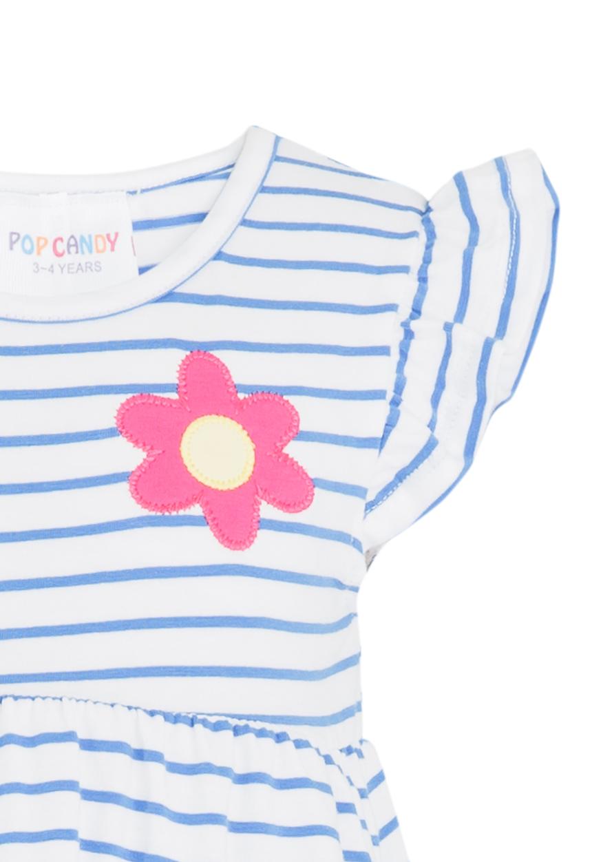 Pop Candy - Stripe Dresses Blue