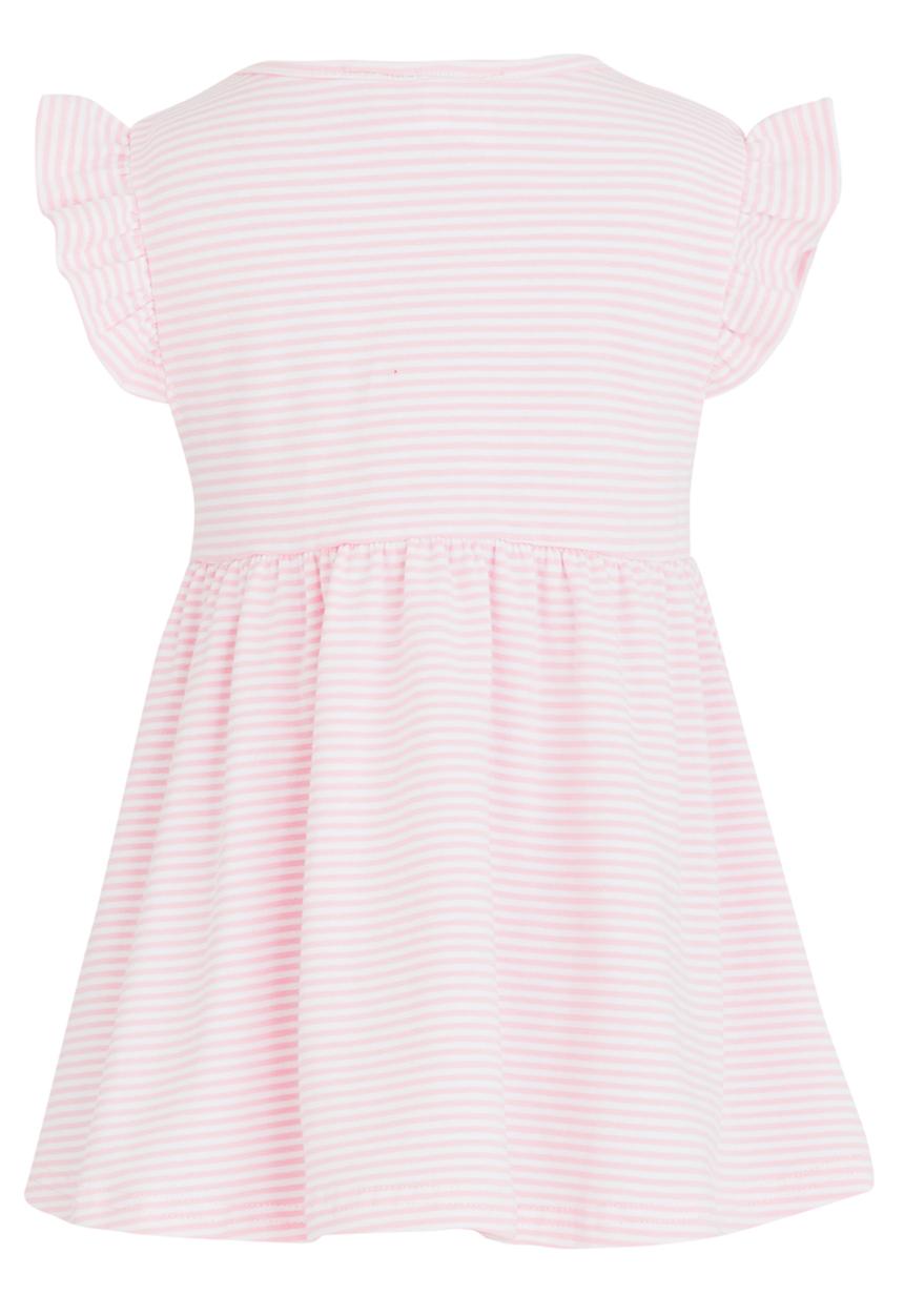 Pop Candy - Stripe Dresses Mid Pink