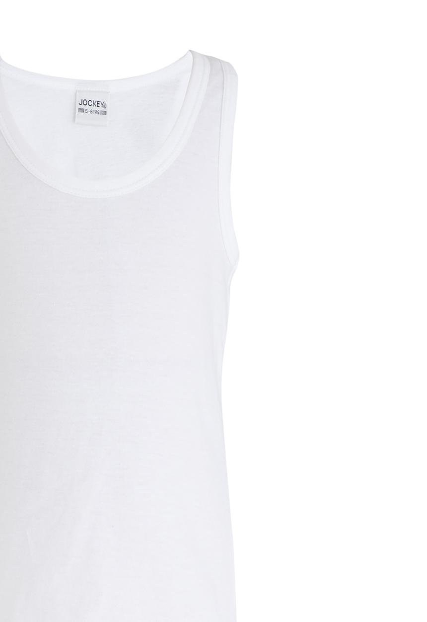 Jockey - 2 PK Boys Single Jersey Interlock Vest Multi-colour