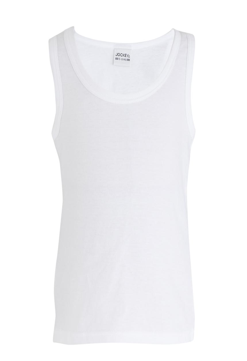 Jockey - 2 PK Boys Single Jersey Interlock Vest Multi-colour