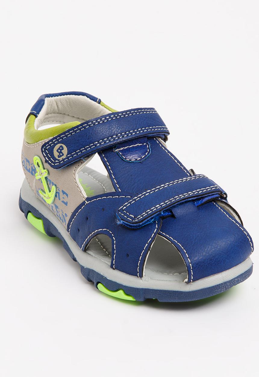 Bubblegummers - Velcro Strap Sandals Blue