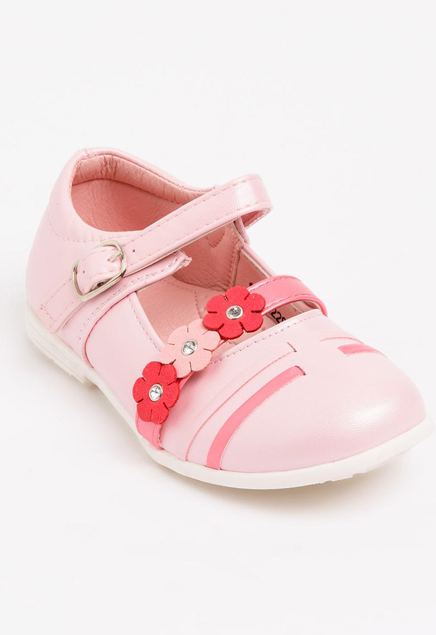 Bubblegummers - Flower Detail Pumps Rose