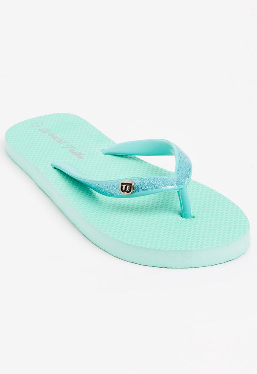 World Tribe - Little Treasure Girls Flip Flops Mint