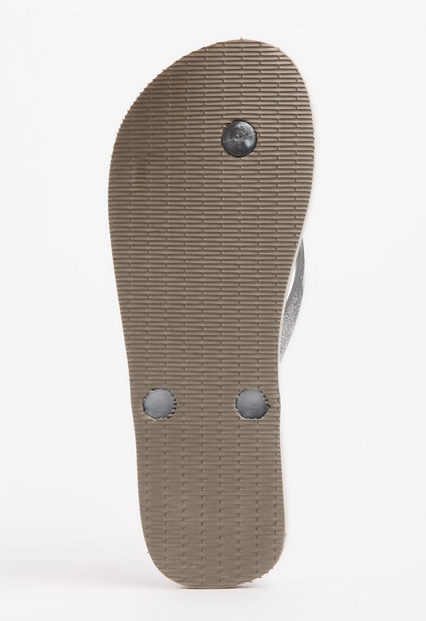 World Tribe - Little Treasure Girls Flip Flops Silver