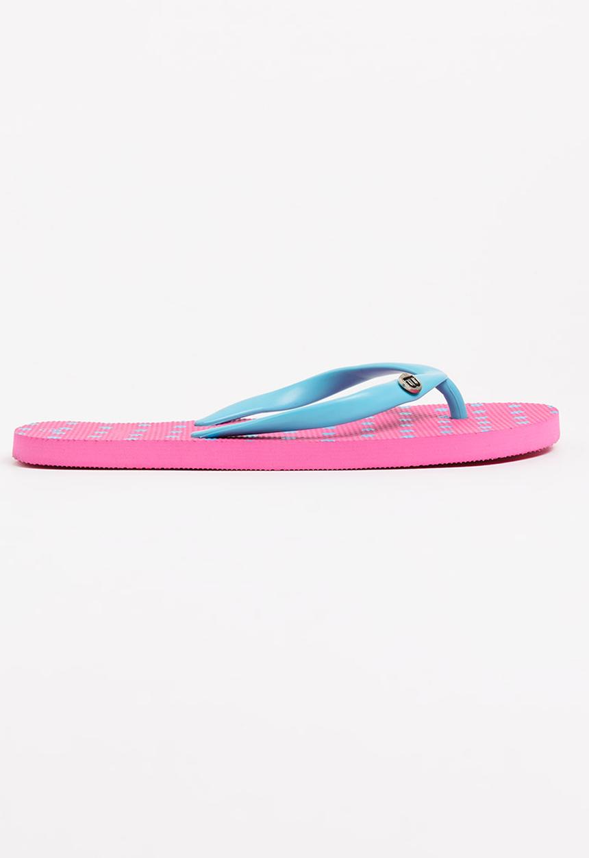 World Tribe - I Spy Flip Flops Dark Pink