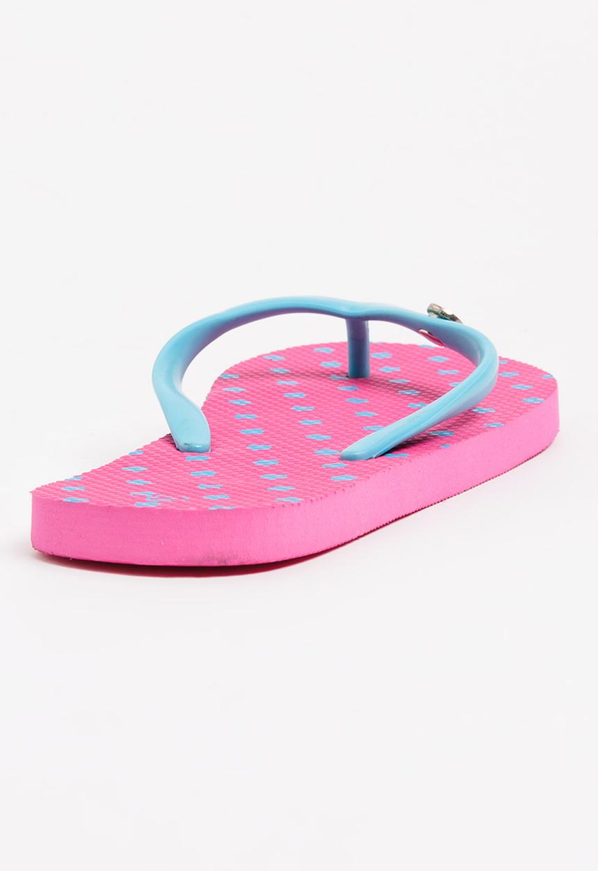 World Tribe - I Spy Flip Flops Dark Pink