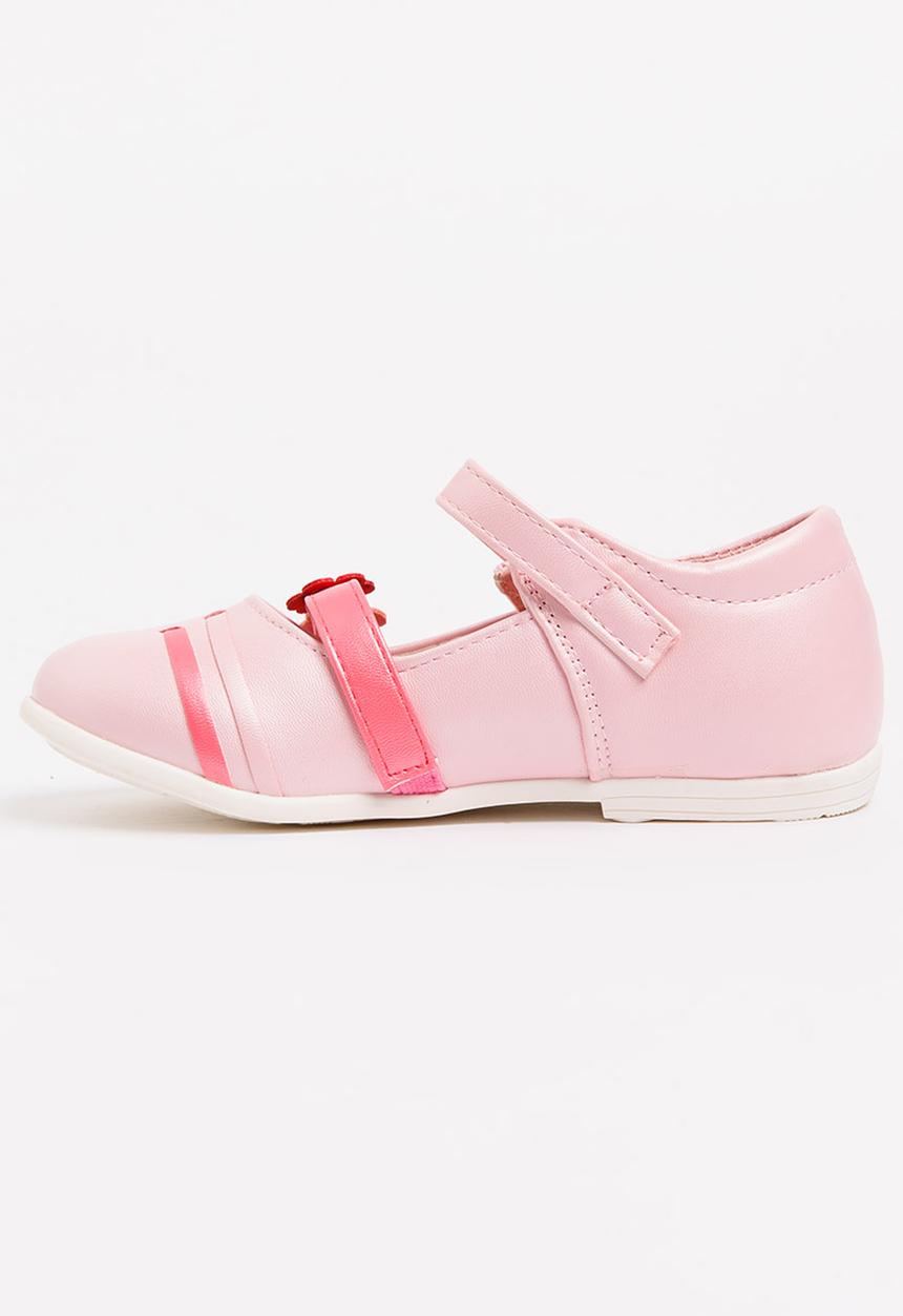 Bubblegummers - Flower Detail Pumps Rose