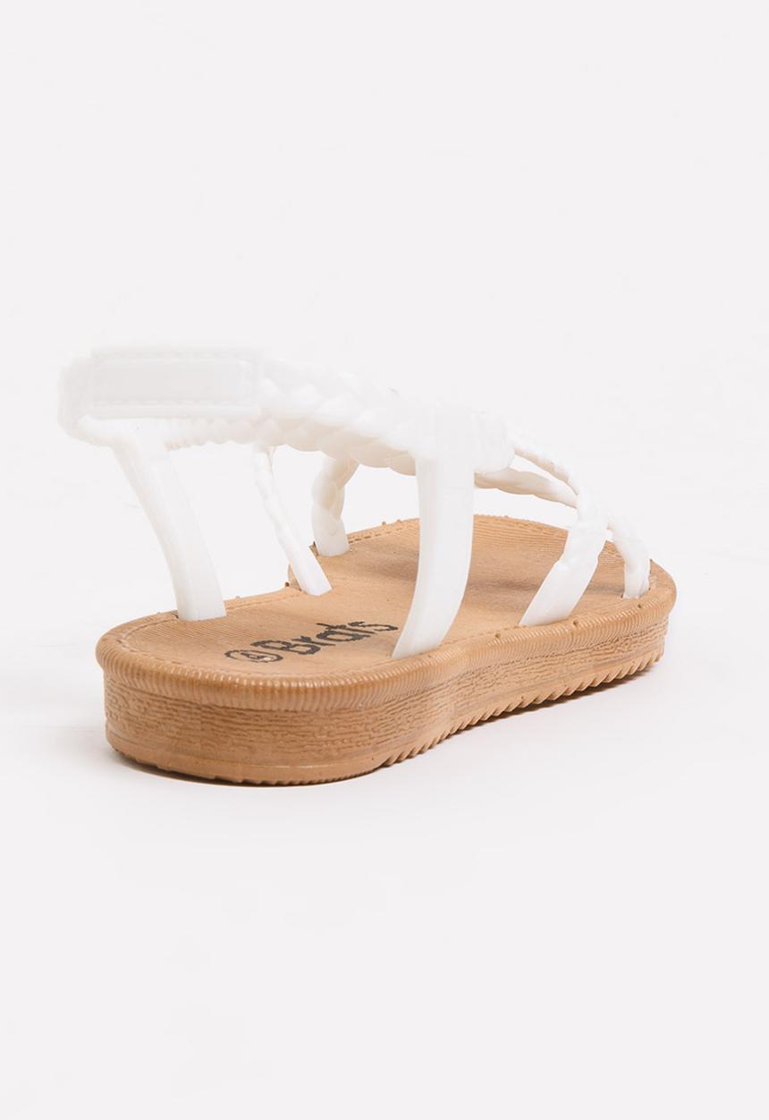 Jumbo - Girls Strappy Sandal White