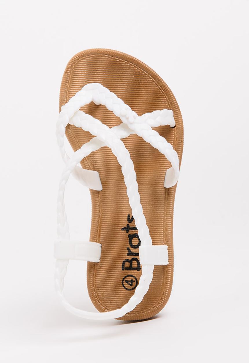 Jumbo - Girls Strappy Sandal White