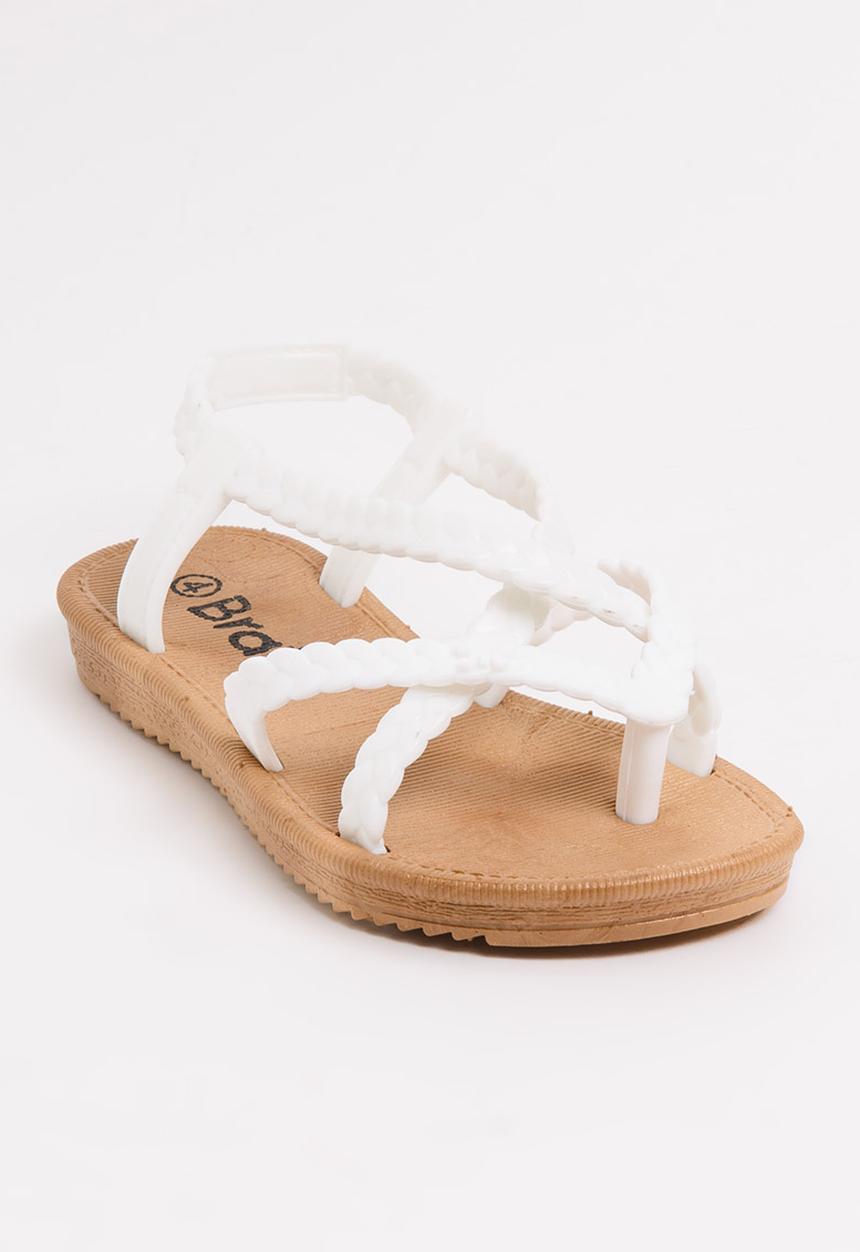 Jumbo - Girls Strappy Sandal White